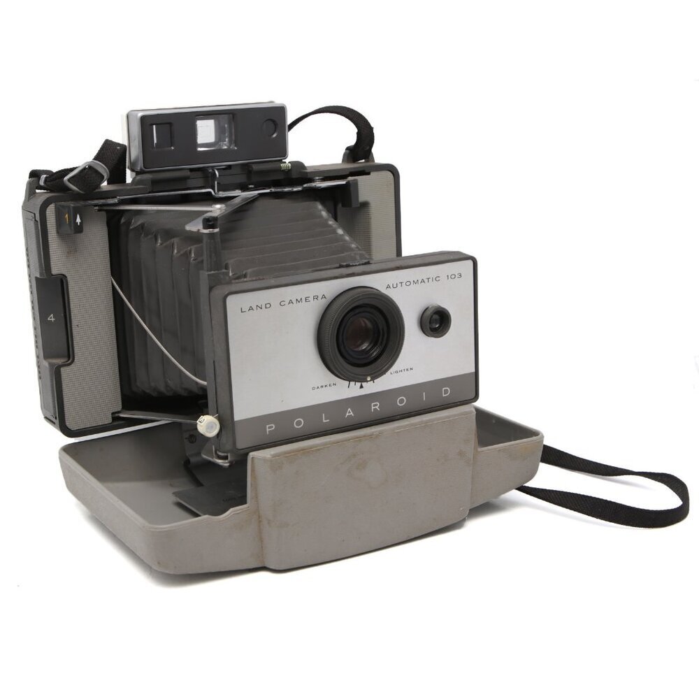 Vintage Polaroid 103 Packfilm Land Camera Photography Folding Retro 1960s